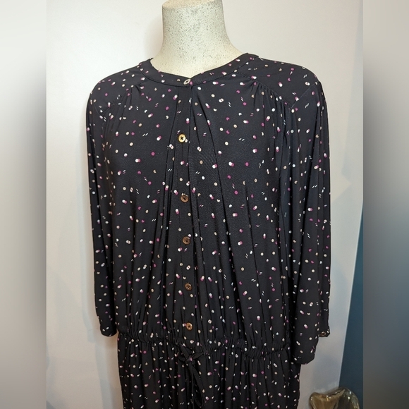 Penningtons Black dot pattern Fit and Flare Dress Size 3x - Picture 8 of 14